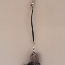 Guinea/black feather,8"