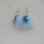 5-Color feather blue/white mix