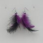 8-Color feather  black/purple mix