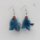 9-Color feather Blue Guinea