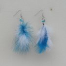 10-Color feather Blue/white mix