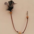 Black Guinea feather clip (2)