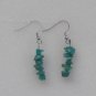 Amazonite, silver hoop