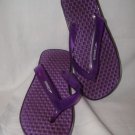 Girls Purple SPEEDO Flip Flops Size 1 2 3 **EUC**