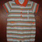 *NWT* Boys CHILDRENS PLACE Stripped Short Romper 3-6 Mo