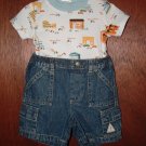 *NWT* Boy GYMBOREE When In Rome 2pc Short Set 3-6 Month