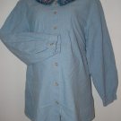 Maternity Long Sleeve Denim Dress Shirt Sz Medium *EUC*