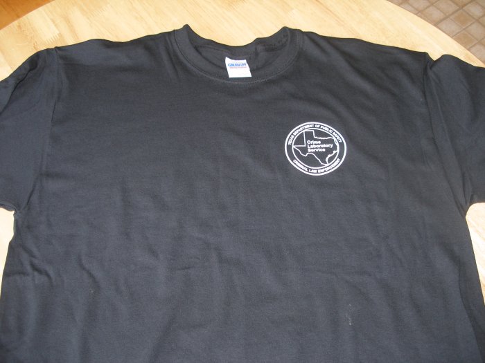 TEXAS DPS CRIME LABORATORY T-SHIRT