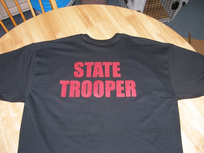 state trooper t shirt