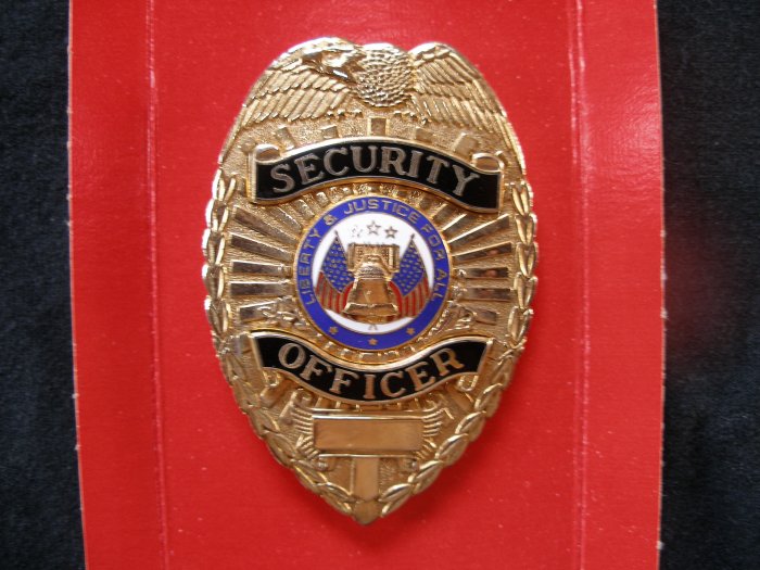 SECURITY OFFICER BADGE