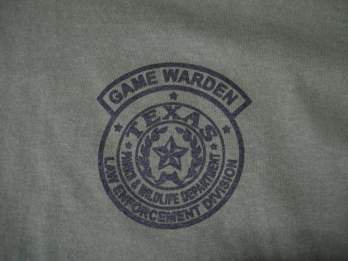 TEXAS GAME WARDEN T SHIRT
