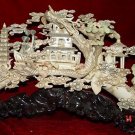 Nice Old Bone Carving Dragon Fly Paradise View