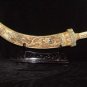 Nice Old Bone Art Handicraft Lucky Dragon Design Sword