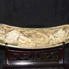 Old Bone Art Handicraft Man Woman Sex Design Tooth adornment