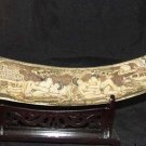Old Bone Art Handicraft Man Woman Sex Design Tooth adornment