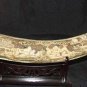Old Bone Art Handicraft Man Woman Sex Design Tooth adornment