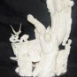 Old Bone Art Handicraft Ruyi Lucky Child Kwan-yin Statue