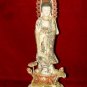 Old Bone Art Handicraft Lucky Kwan-yin Figure