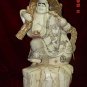 Old Bone Art Handicraft Wealth Buddha Bring Fortune Figure