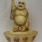 Old Bone Art Handicraft Lucky Fortune Buddha Lucky Statue