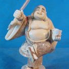 Old Bone Art Handicraft Lucky Laughing Mile Buddha Statue