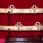 Exquisite Bone Art Handicraft Carving Two Sword On Shelf 32" Length