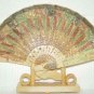 Exquisite Bone Art Handicraft Carving Phoenix Fan