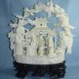 Exquisite Bone Art Handicraft Carving Three God wonderland