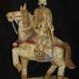 Exquisite Bone Art Handicraft honour emperor Ride Horse Statue