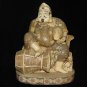 Exquisite Bone Art Handicraft Fish Wealth God Bring Lucky Statue