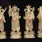 Exquisite Bone Art Handicraft Four Lucky God Statue