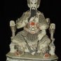 Exquisite Bone Art Handicraft Sitting Guangong God Figure