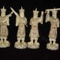 Exquisite Bone Art Handicraft Four Sky God Figure
