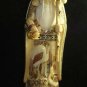 Exquisite Bone Art Handicraft Crane immortal Figure