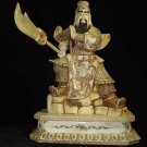 Exquisite Bone Art Handicraft Nice Guangong God Figure