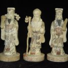 Exquisite Bone Art Handicraft Nice Fu Lu Shou God Figure