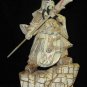 Exquisite Bone Art Handicraft Sword Guangong God Figure