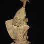Exquisite Bone Art Handicraft Fish Nice sea-maid Figure