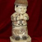 Exquisite Bone Art Handicraft Lucky Wealth Child  Figure
