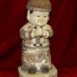 Exquisite Bone Art Handicraft Lucky Wealth Child  Figure