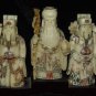 Exquisite Bone Art Handicraft Lucky Fu Lu Shou God Figure