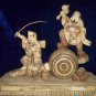 Exquisite Bone Art Handicraft Lucky Two Wealth God Figure