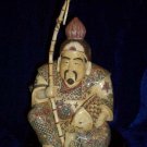 Exquisite Bone Art Handicraft Nice Fisher Figure