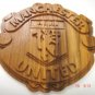 Manchester United  Logo Handmade with teakwood