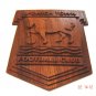 Ipswich Town Logo Handmade With Teak Wood