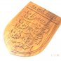 England Football Logo Handmade with Teak Wood