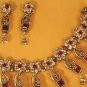 Beautiful Ladies Belly Dance Costumes with gold coins in colour Red.