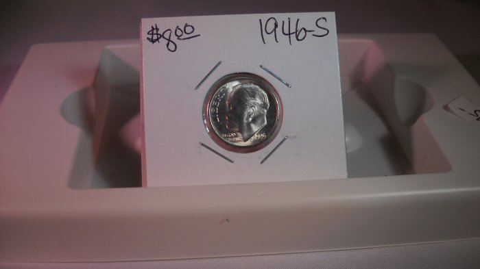 1946-S Roosevelt Dime. Gem BU.