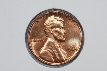 1964-D Lincoln Cent BU Condition Memorial Penny