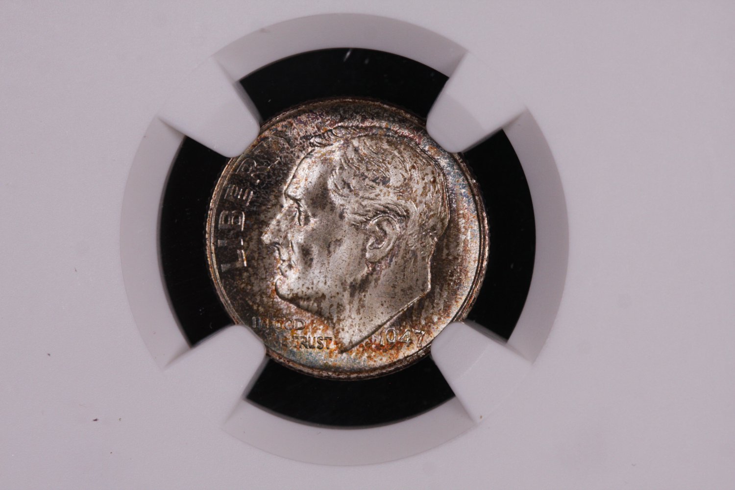 1947 S Roosevelt Silver Dime Ngc Certified Ms 66 F T Nice Collectible